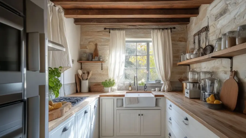 Rustic Elegance: Small Cottage Kitchen Decor Tip