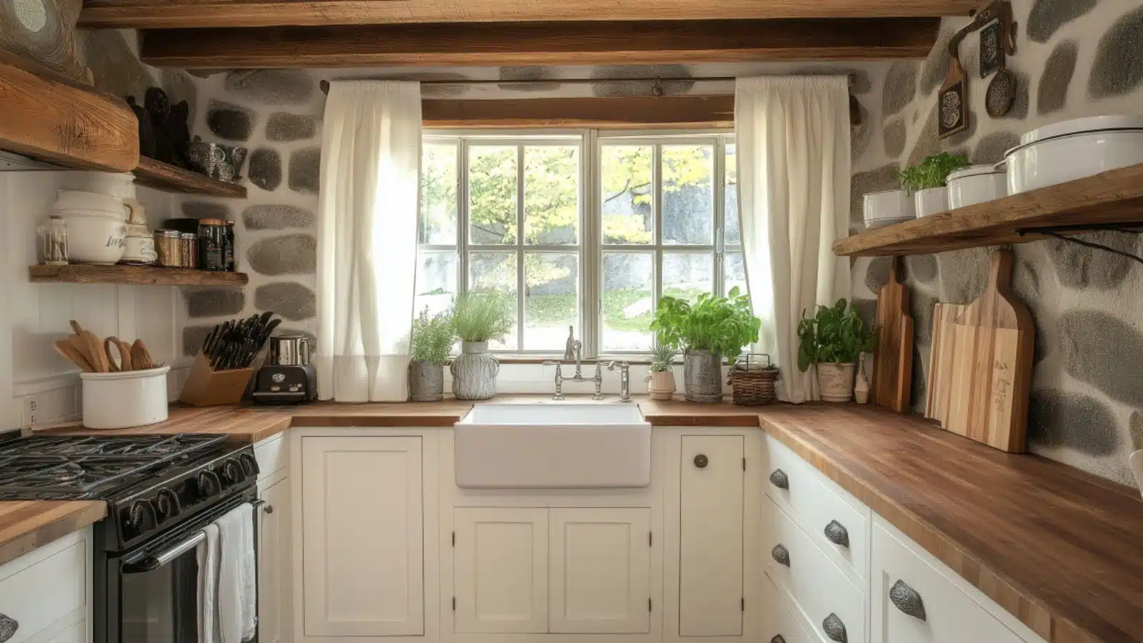Rustic Elegance: Small Cottage Kitchen Decor Tip