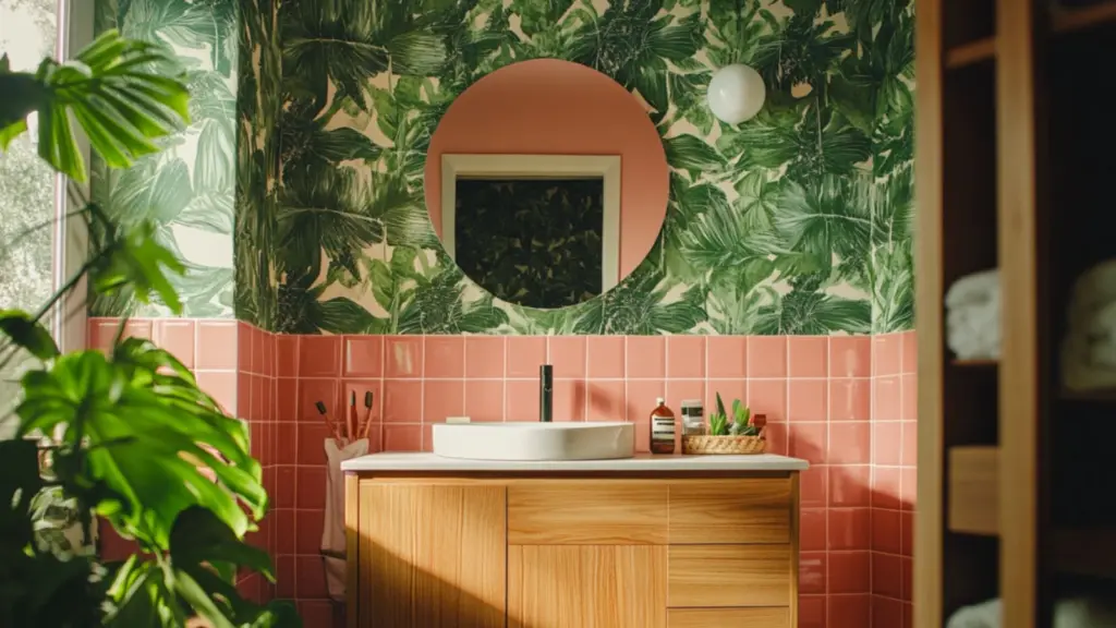 Modern Pink and Green Bathroom Decor Trends to Try Now