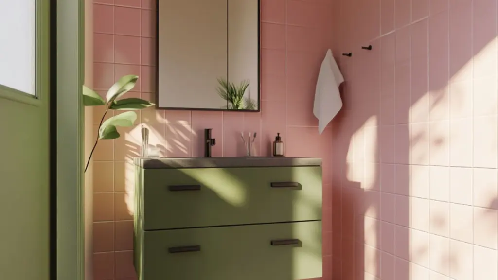 Modern Pink and Green Bathroom Decor Trends to Try Now