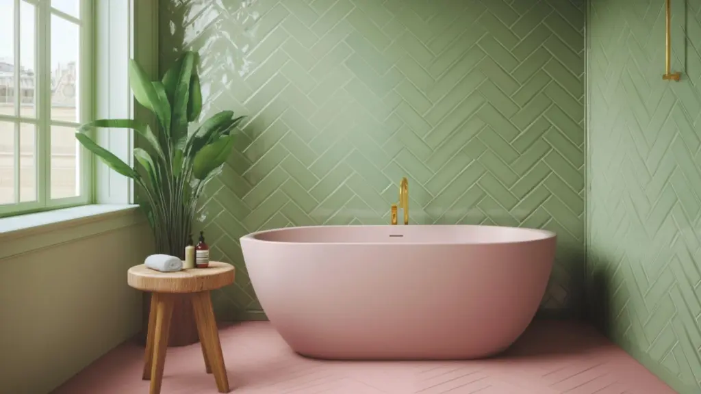 Modern Pink and Green Bathroom Decor Trends to Try Now