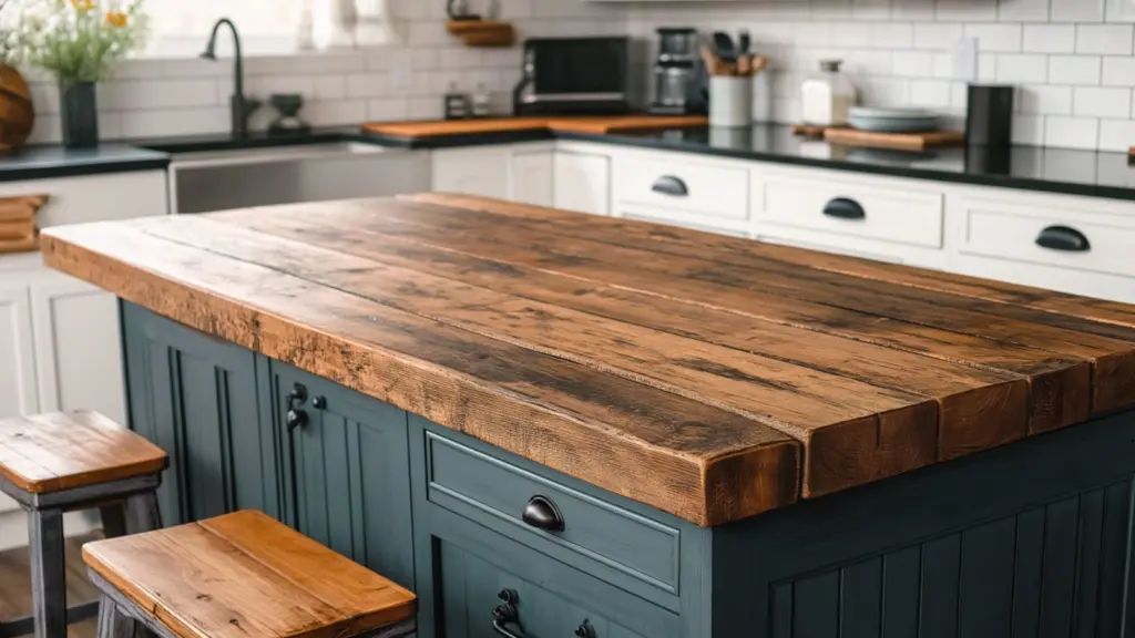 Designing the Perfect Rustic Farmhouse Kitchen Island 2 Designing the Perfect Rustic Farmhouse Kitchen Island