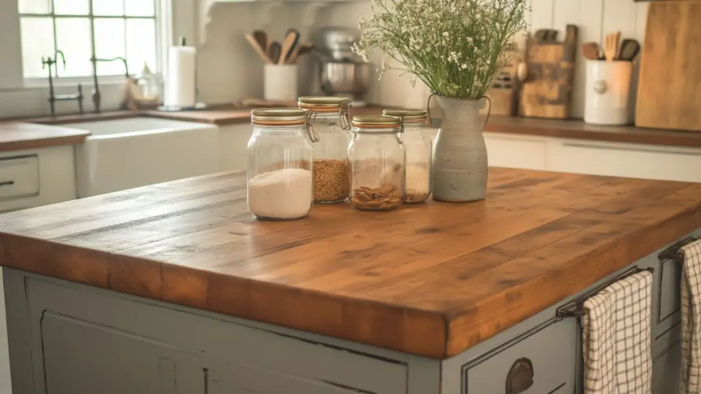 Designing the Perfect Rustic Farmhouse Kitchen Island 4 Designing the Perfect Rustic Farmhouse Kitchen Island