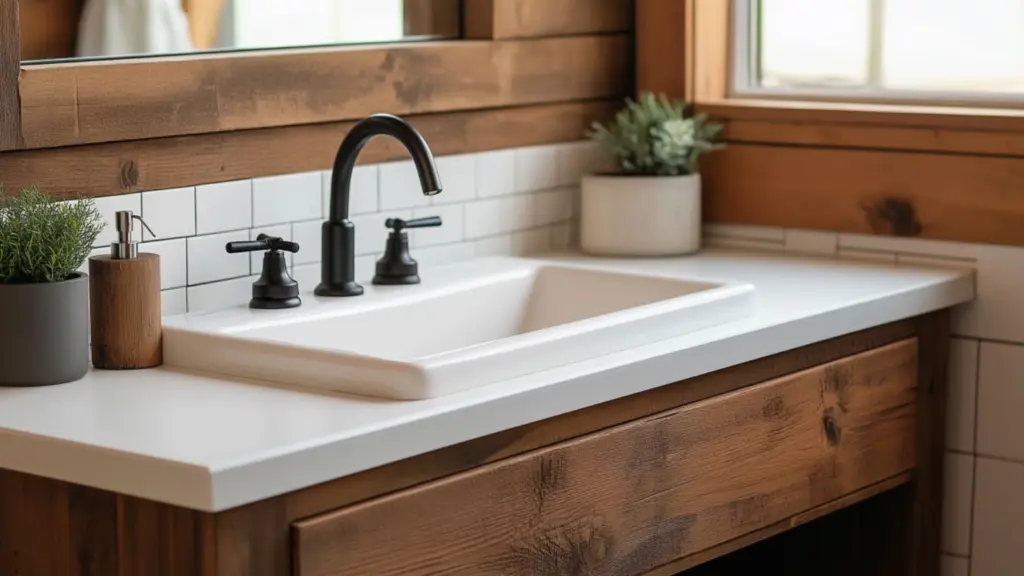 Small Rustic Farmhouse Bathroom Ideas for Cozy Spaces