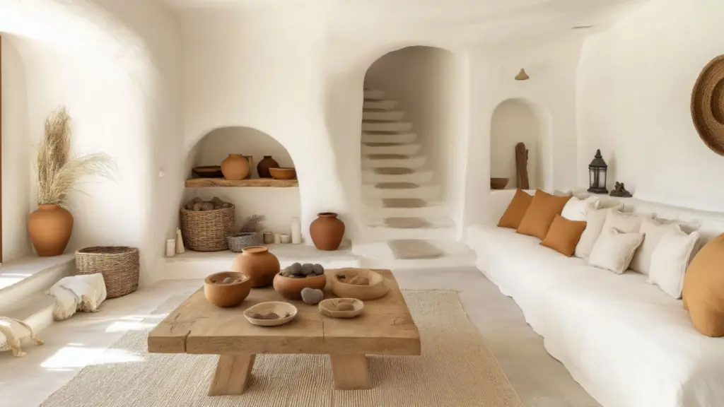 Modern Mediterranean Living Room Decor Inspiration