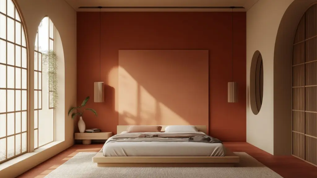Cozy and Chic: Pink and Orange Bedroom Inspiration for a Stylish, Warm Retreat