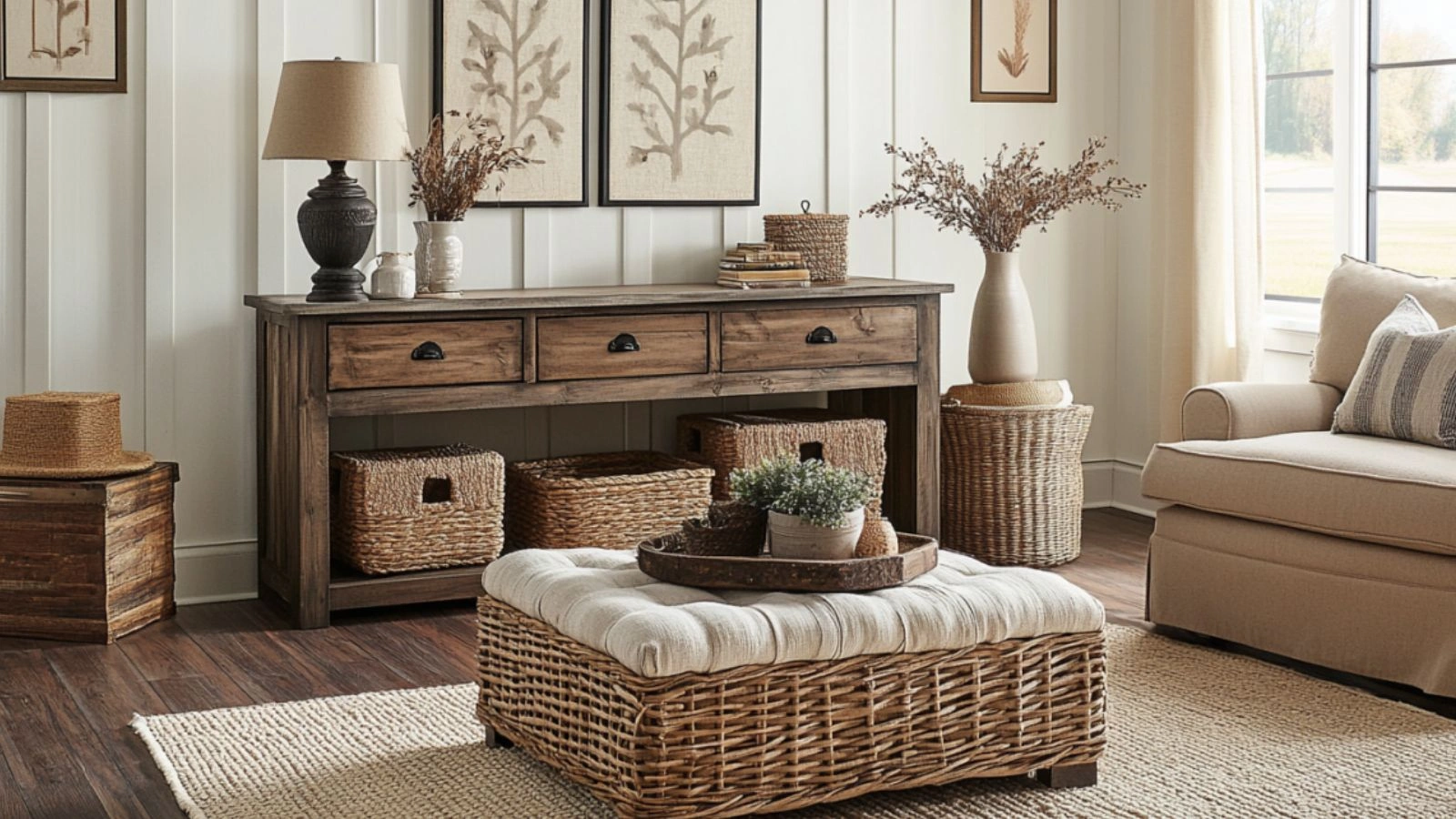 Small Space Solutions: Cozy Farmhouse Living Room Ideas for a Warm, Inviting Home