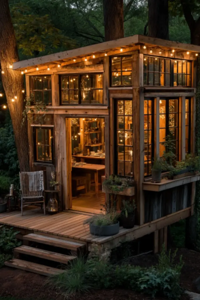 Charming Small Adult Tree House Ideas to Transform Your Backyard into a Stylish Retreat
