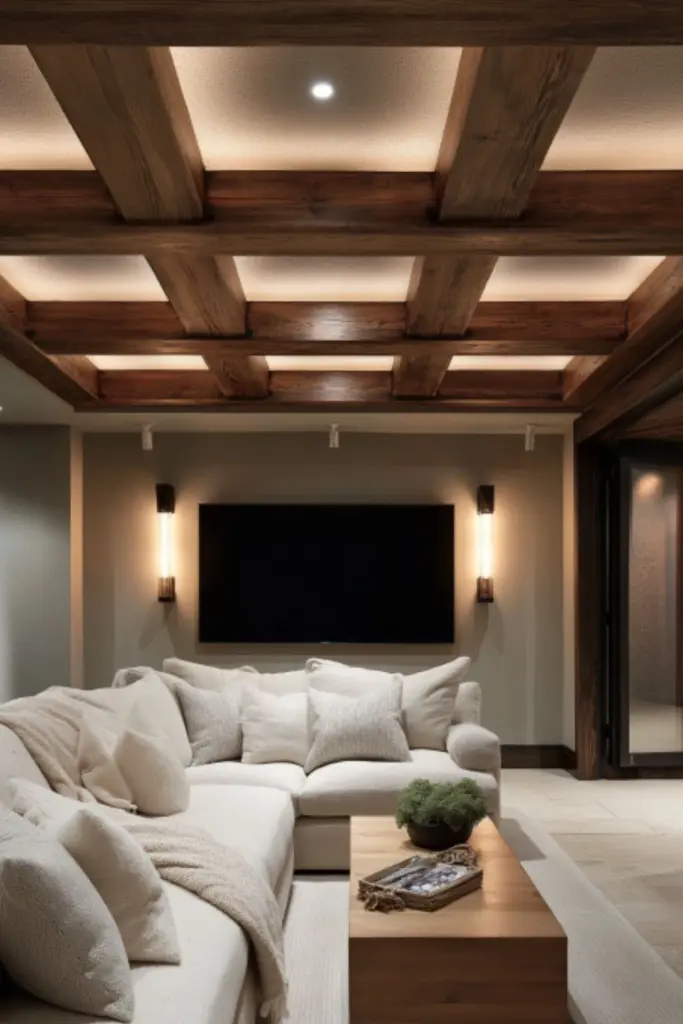 Cozy Exposed Basement Ceiling Ideas for Your Home: Stylish, Warm & Functional Designs