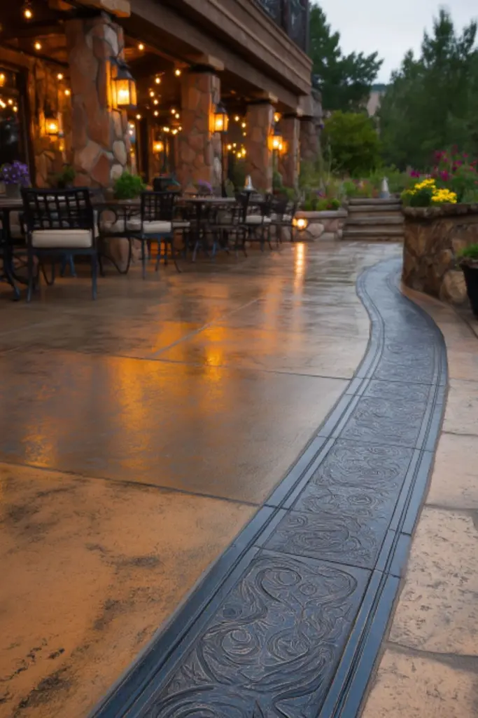 Creative Borders and Edging for Stamped Concrete Patio Designs That Add Stunning Detail