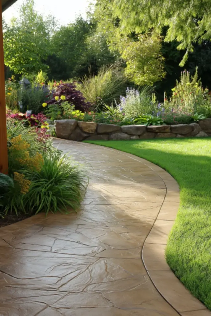 Creative Borders and Edging for Stamped Concrete Patio Designs That Add Stunning Detail