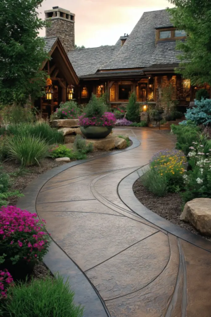 Creative Borders and Edging for Stamped Concrete Patio Designs That Add Stunning Detail