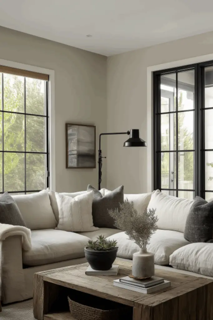 Modern Touches in a Classic Country Farmhouse Living Room: Style Ideas for a Beautiful Blend