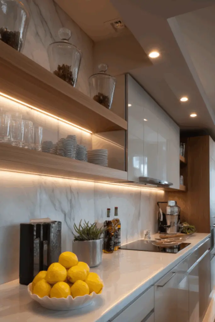 Creating a Sleek Black and Natural Wood Kitchen for Small Spaces That Feels Spacious and Stylish
