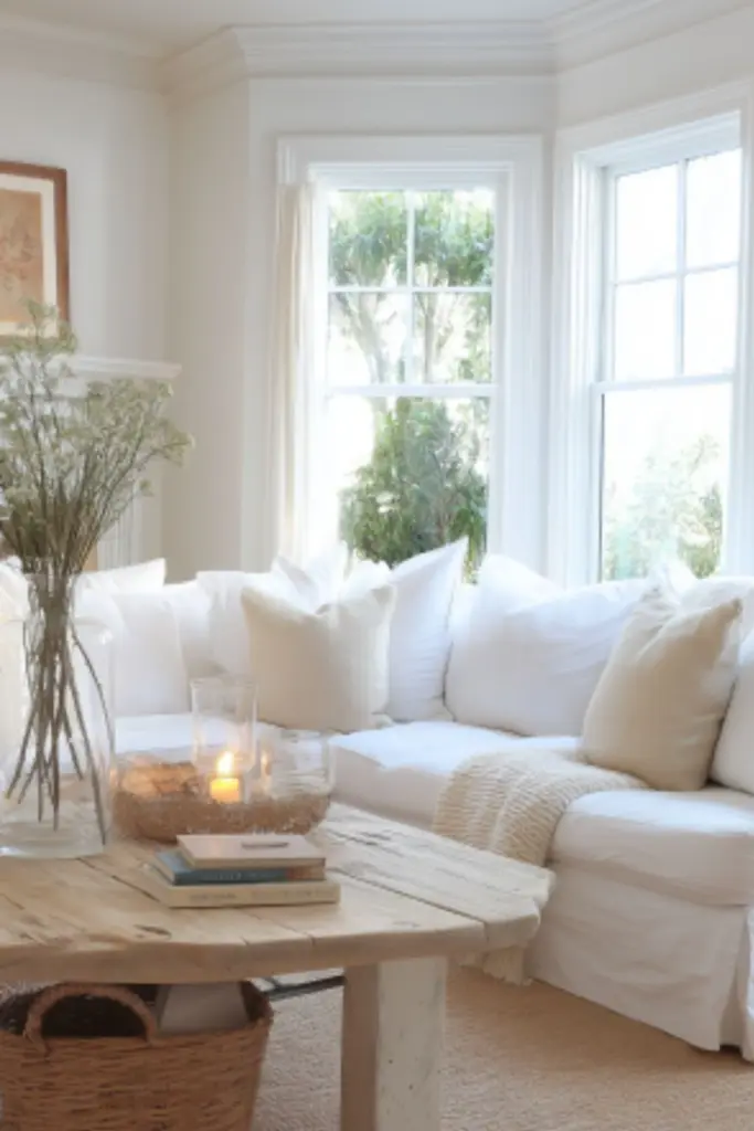 Light and Airy Cottage Style Living Room Decor Inspiration for a Serene Home Refresh
