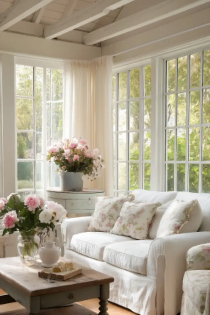 Light and Airy Cottage Style Living Room Decor Inspiration for a Serene Home Refresh