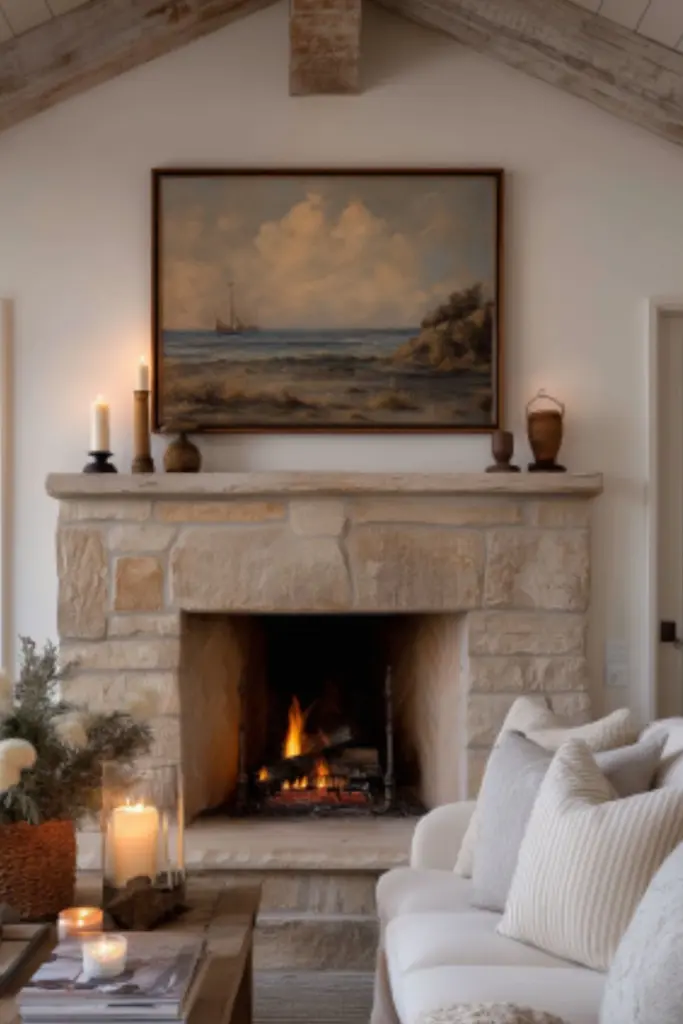 Pool House Ideas with Cozy Lounge and Fireplace for the Ultimate Backyard Retreat