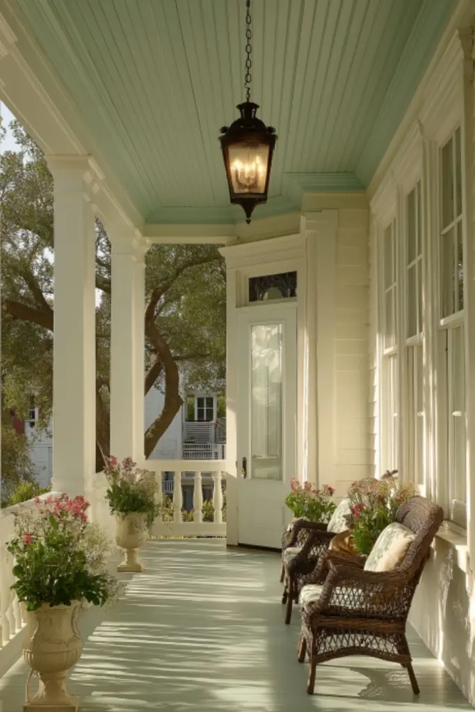 Classic Porch Ceiling Ideas Inspired by Southern Homes for Timeless Outdoor Charm