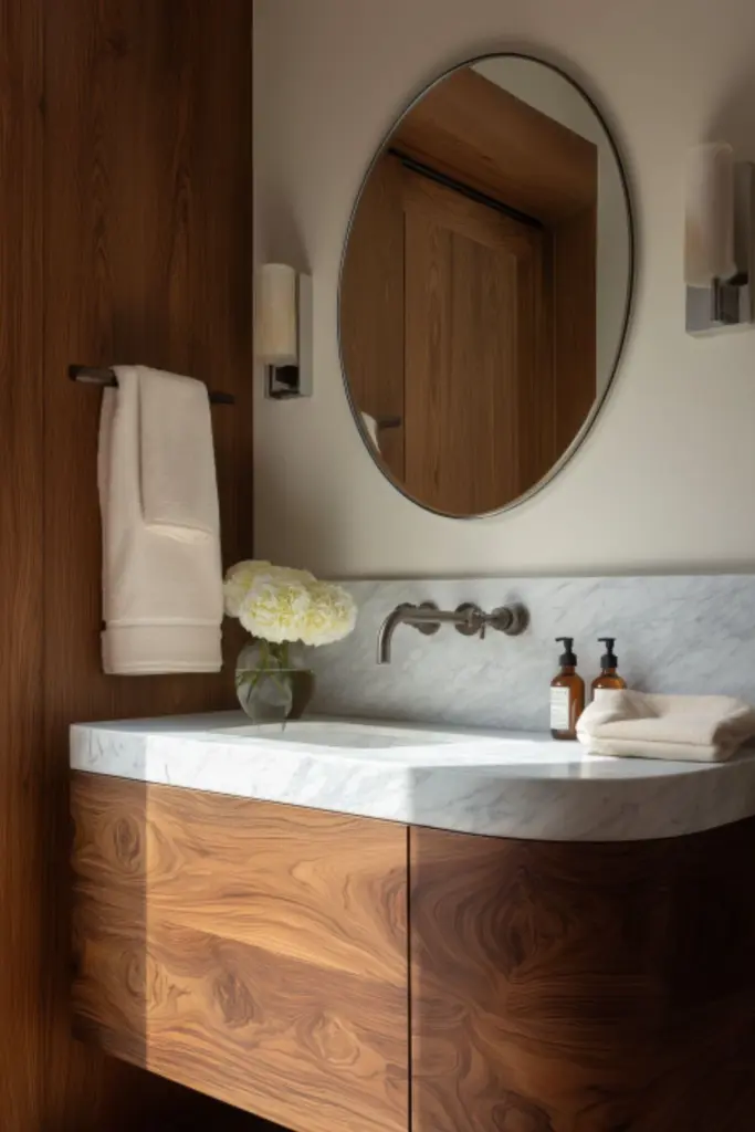 Elegant Guest Bathroom Inspiration with Luxe Finishes for a Sophisticated Welcome