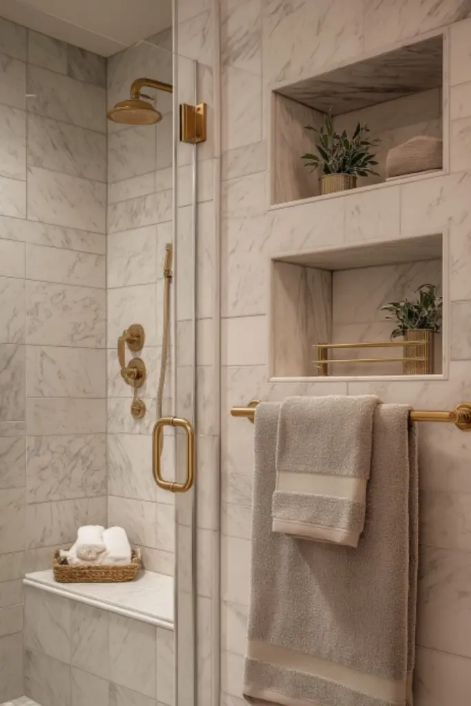 Elegant Guest Bathroom Inspiration with Luxe Finishes for a Sophisticated Welcome