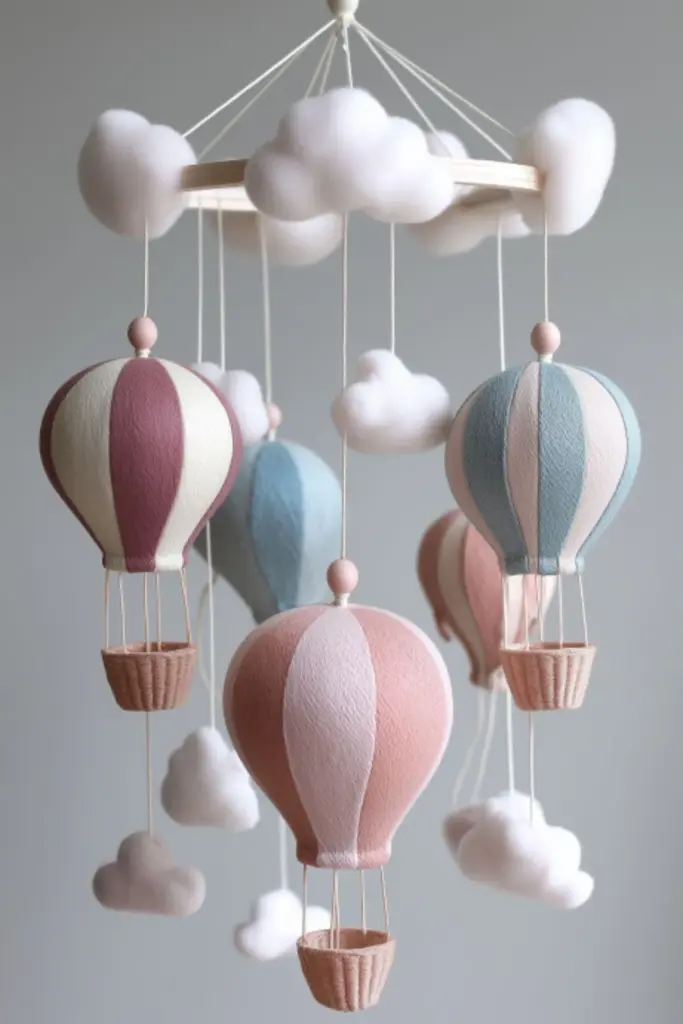 DIY Hot Air Balloon Nursery Decorations for a Whimsical and Dreamy Baby Room