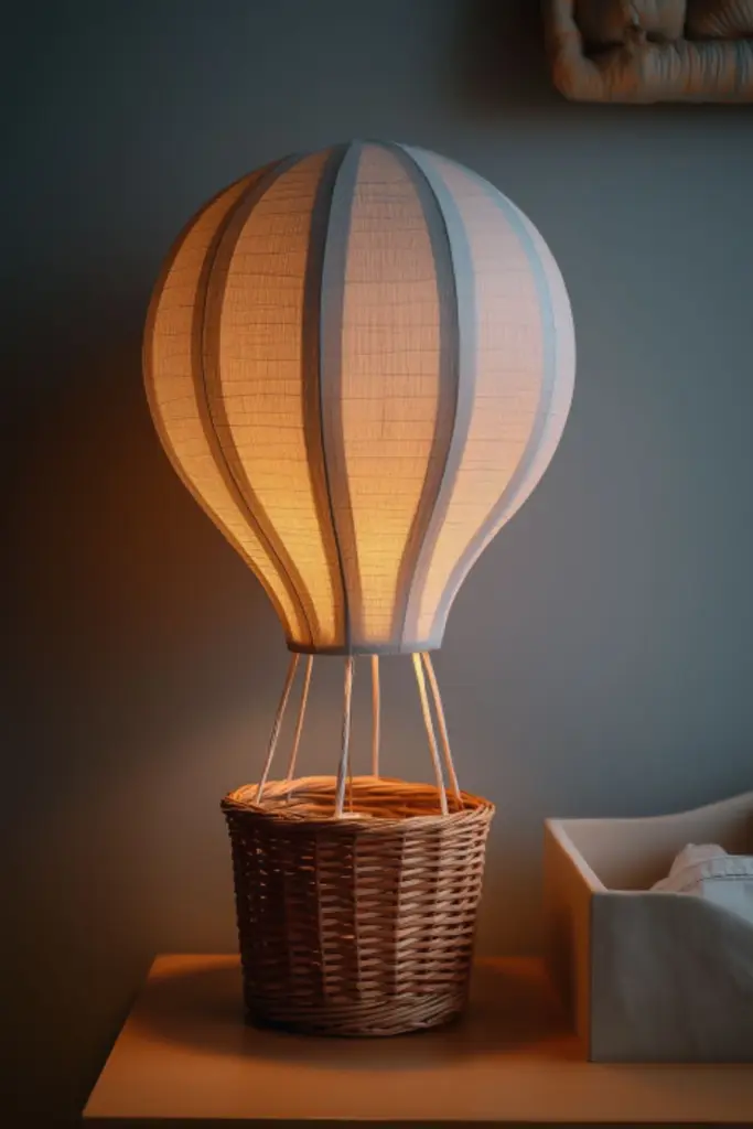 DIY Hot Air Balloon Nursery Decorations for a Whimsical and Dreamy Baby Room