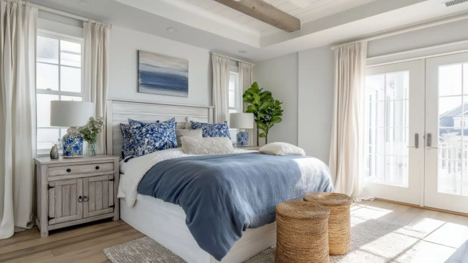 Elegant Coastal Bedroom Ideas for Master Suites That Feel Like a Luxe Retreat