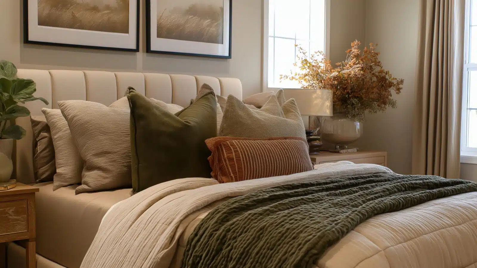 Transitional Fall Bedroom Ideas That Seamlessly Blend Summer and Autumn