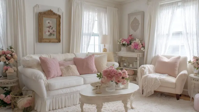 How to Create a Romantic Cozy Vintage Apartment with Lace and Florals