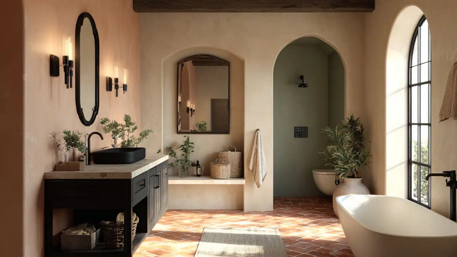Modern Tuscan Bathroom Ideas for a Refreshed Look: Timeless Elegance Meets Contemporary Comfort