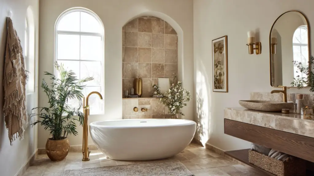 Modern Tuscan Bathroom Ideas for a Refreshed Look: Timeless Elegance Meets Contemporary Comfort