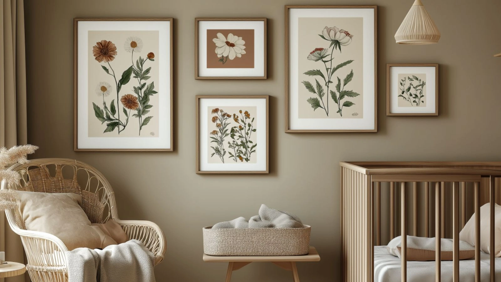 Floral Nursery Wall Art Ideas: Botanical Prints to Brighten Your Baby Girl’s Room