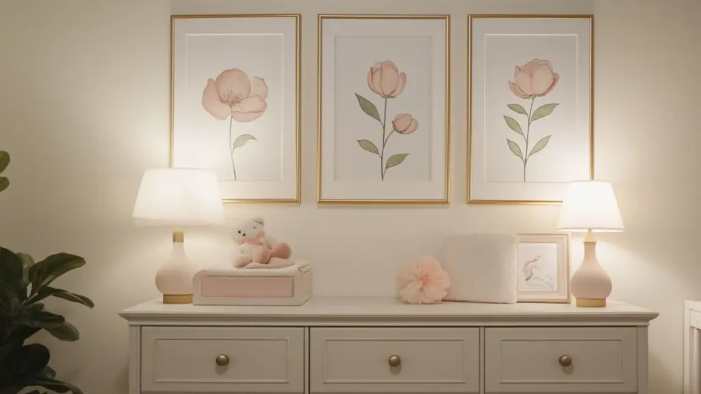 Floral Nursery Wall Art Ideas: Botanical Prints to Brighten Your Baby Girl’s Room