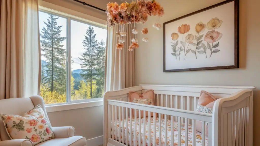 Floral Nursery Wall Art Ideas: Botanical Prints to Brighten Your Baby Girl’s Room
