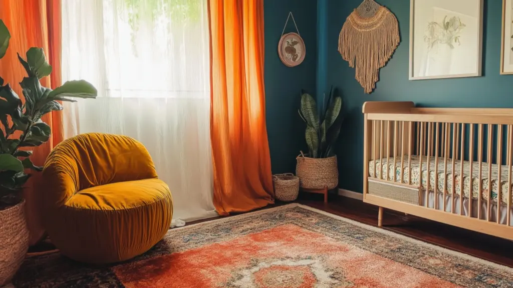 Colorful Nursery Decor: Blending Bold Colors with Comfort and Style 4 Colorful Nursery Decor: Blending Bold Colors with Comfort and Style