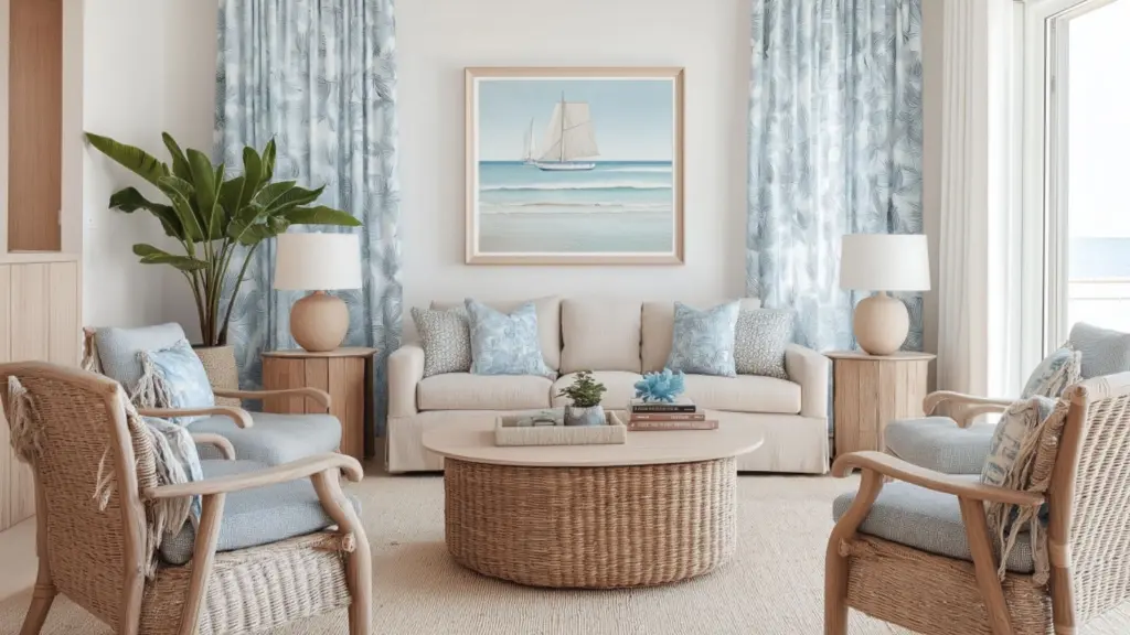Coastal Grandmillennial Living Room Decorating Tips for a Stylishly Timeless Space
