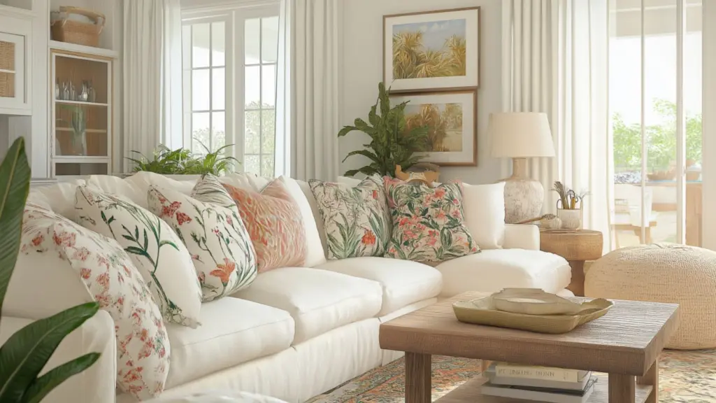 Coastal Grandmillennial Living Room Decorating Tips for a Stylishly Timeless Space