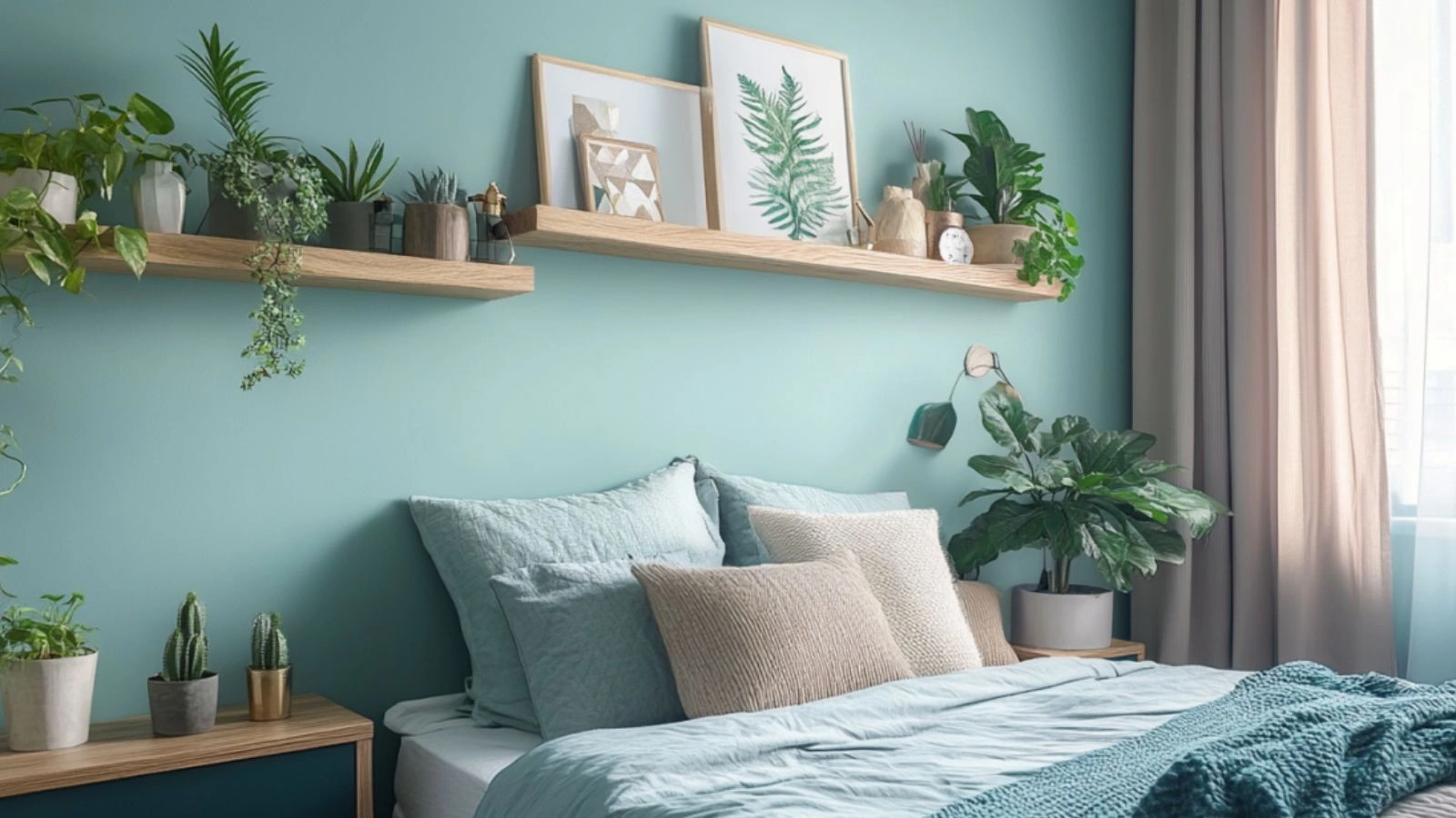 Small Space Blue and Green Bedroom Makeovers for a Fresh, Relaxed Look