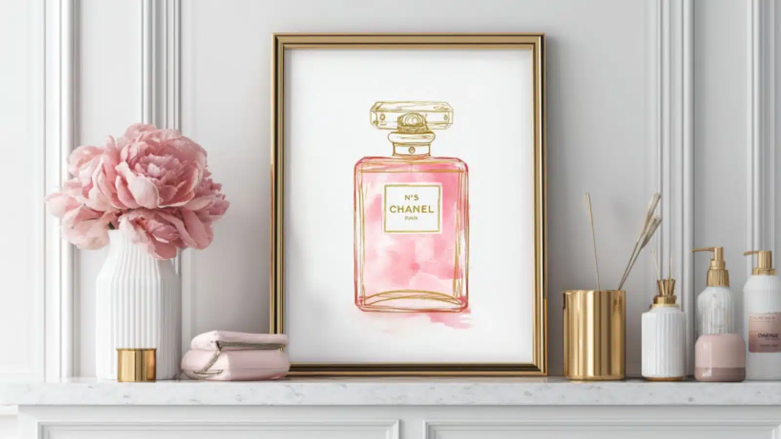Girly Bathroom Wall Art Ideas to Elevate Your Space with Stylish Vibes