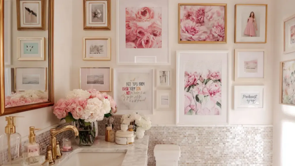 Girly Bathroom Wall Art Ideas to Elevate Your Space with Stylish Vibes