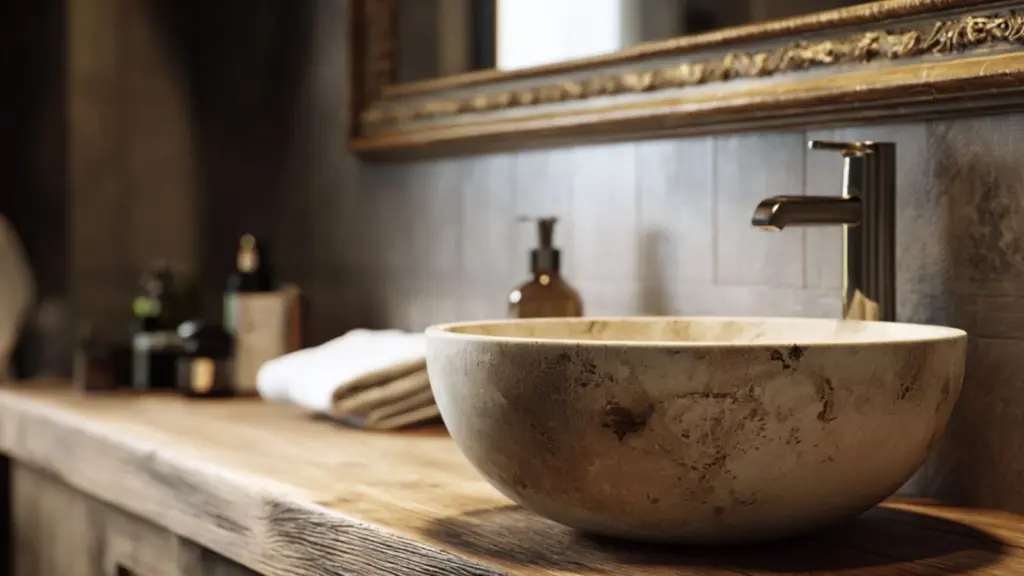 Vintage Vanity Ideas Bathroom with Repurposed Furniture