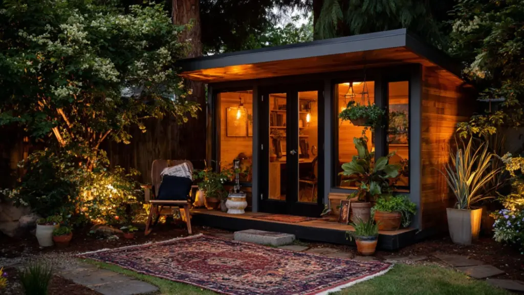 Cozy Backyard Office Setup: How to Blend Comfort and Style in Your Outdoor Workspace