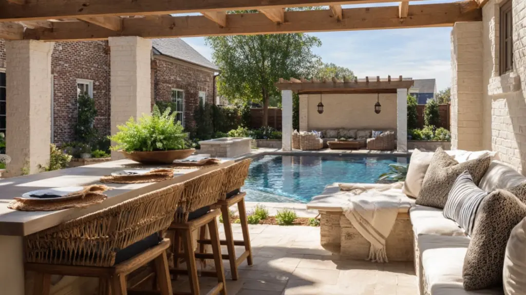 Poolside Outdoor Kitchen Ideas: Where Cooking Meets Relaxation in Your Backyard Oasis
