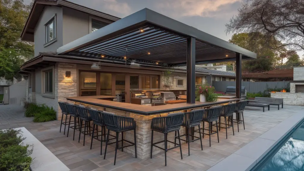 Poolside Outdoor Kitchen Ideas: Where Cooking Meets Relaxation in Your Backyard Oasis