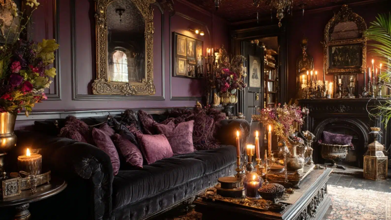 Moody Maximalist Whimsigoth Living Room Style: Bold, Dreamy Decor for the Eclectic at Heart