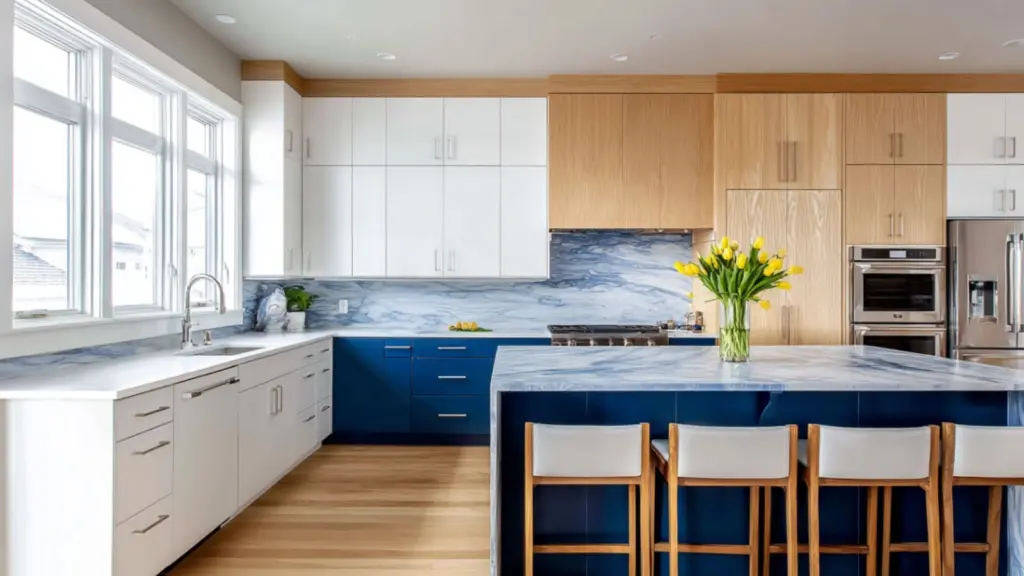 Contemporary Coastal Kitchen Ideas for Beach House Vibes: Modern Designs with Breezy Charm