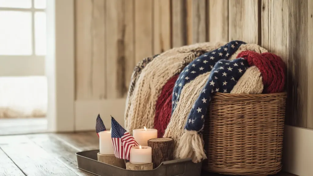 Cozy Farmhouse Patriotic Decor for Your Living Room: Timeless Americana with Rustic Charm