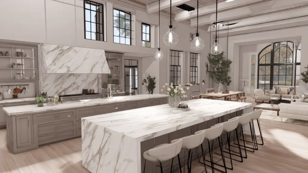 Big Bloxburg Kitchen Ideas for Mansion Builds: Grand Layouts and Luxe Decor Inspiration