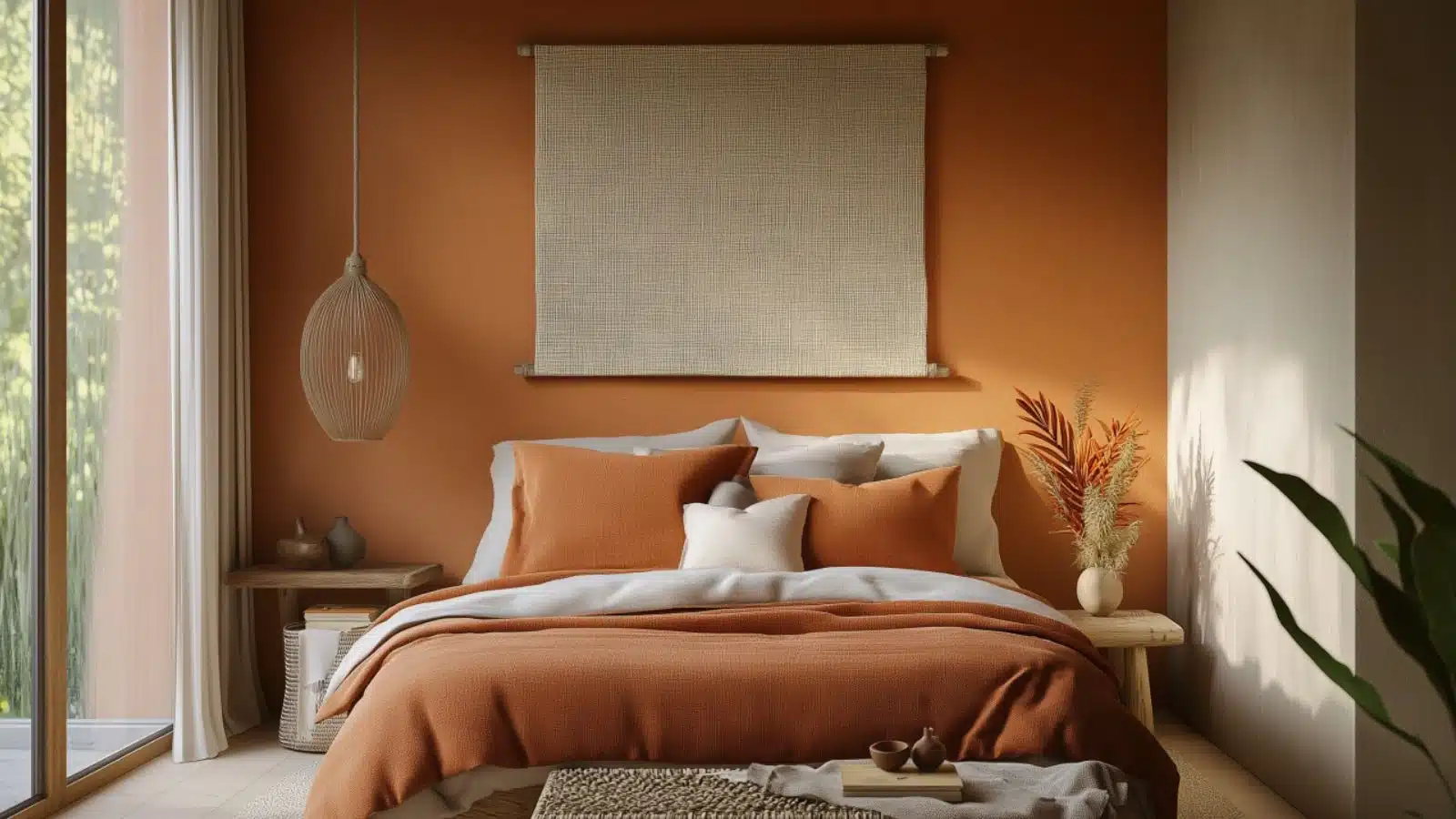 Warm Aesthetic Bedroom with Earthy Tones and Texture: Design Tips for a Cozy, Grounded Space