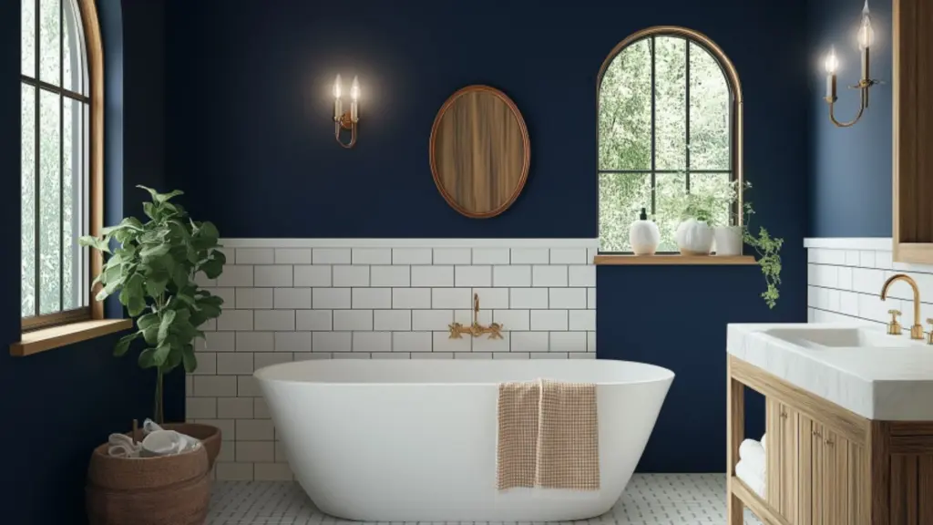 Bold Accent Wall Bathroom Wall Colors on a Budget: Affordable Paint Ideas That Pop